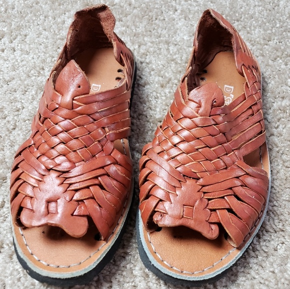 D'Santy Leather Sandals Made in Mexico - Picture 2 of 8